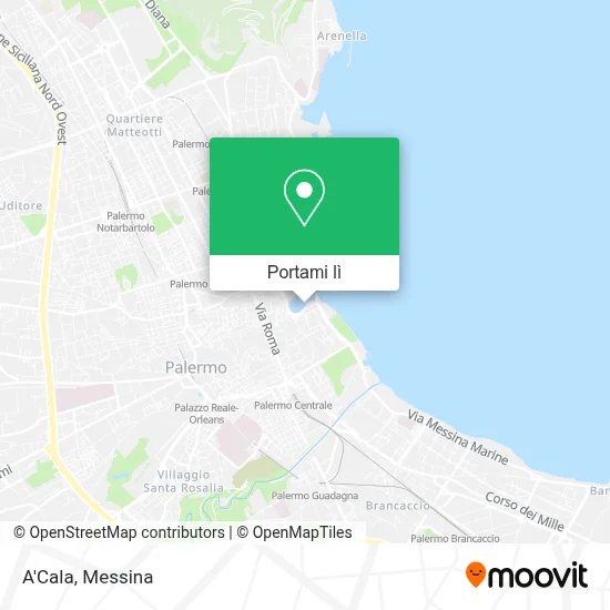 Mappa A'Cala