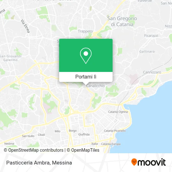 Mappa Pasticceria Ambra