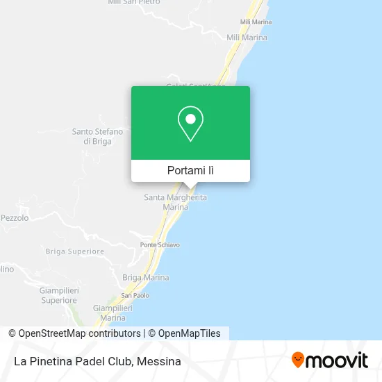 Mappa La Pinetina Padel Club