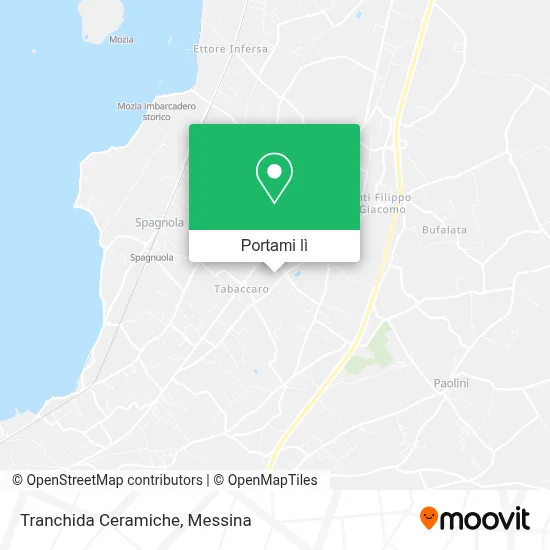 Mappa Tranchida Ceramiche
