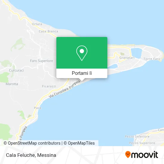 Mappa Cala Feluche