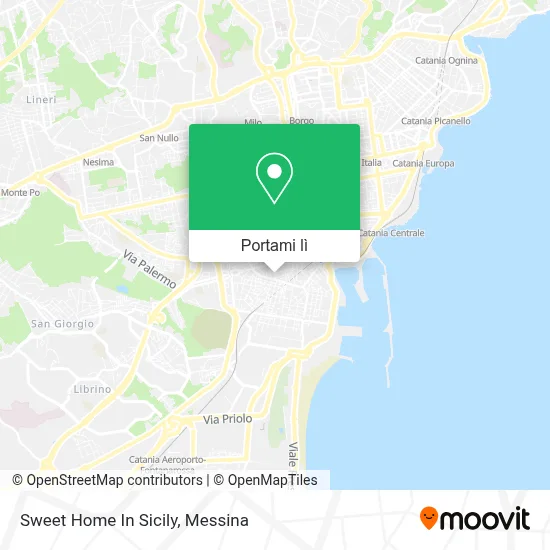 Mappa Sweet Home In Sicily