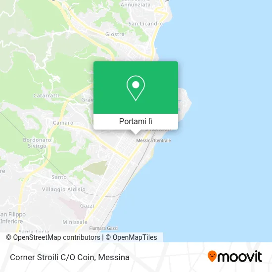 Mappa Corner Stroili C/O Coin