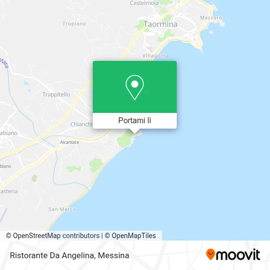 Mappa Ristorante Da Angelina