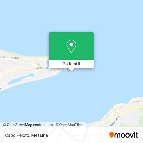 Mappa Capo Peloro