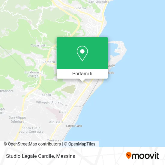 Mappa Studio Legale Cardile