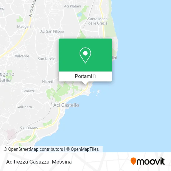 Mappa Acitrezza Casuzza