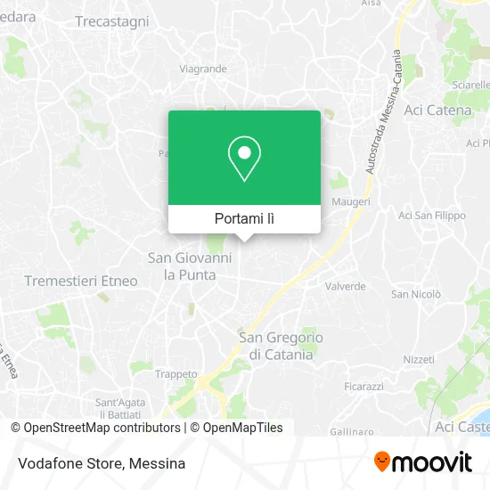 Mappa Vodafone Store