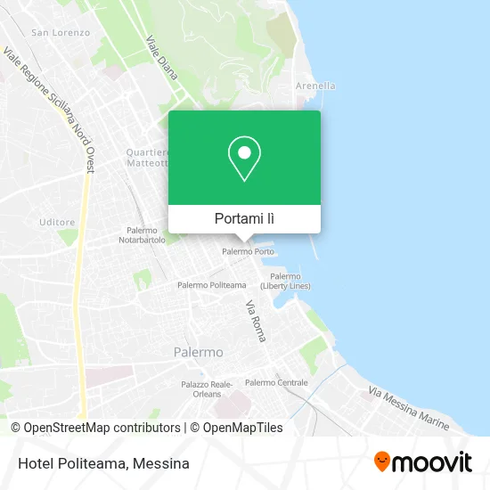 Mappa Hotel Politeama
