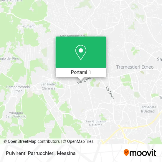 Mappa Pulvirenti Parrucchieri