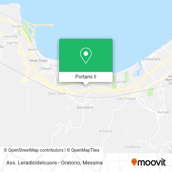 Mappa Ass. Leradicidelcuore - Oratorio