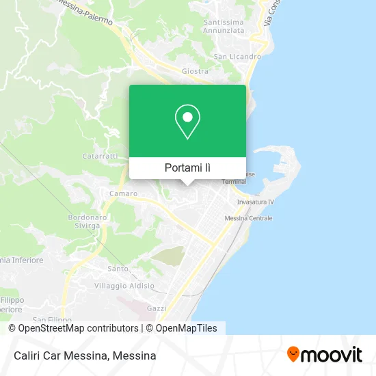 Mappa Caliri Car Messina