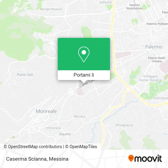 Mappa Caserma Scianna