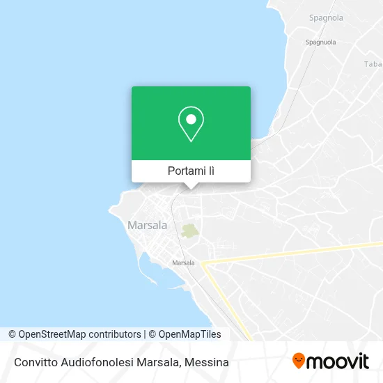 Mappa Convitto Audiofonolesi Marsala