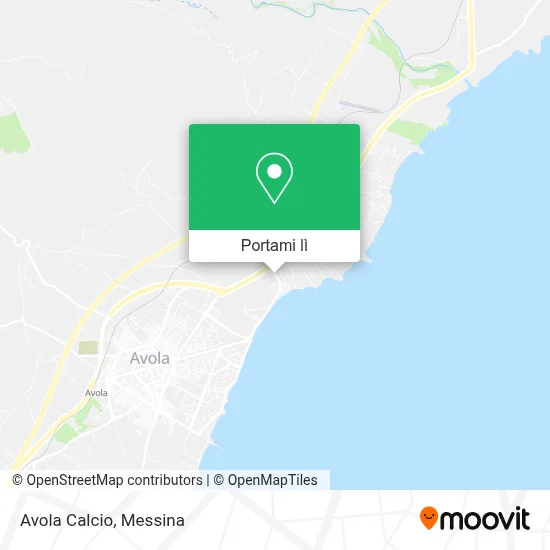 Mappa Avola Calcio