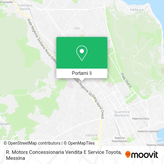 Mappa R. Motors Concessionaria Vendita E Service Toyota