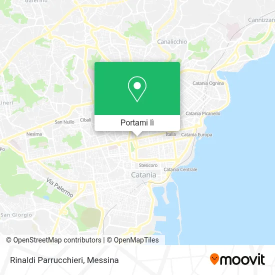 Mappa Rinaldi Parrucchieri