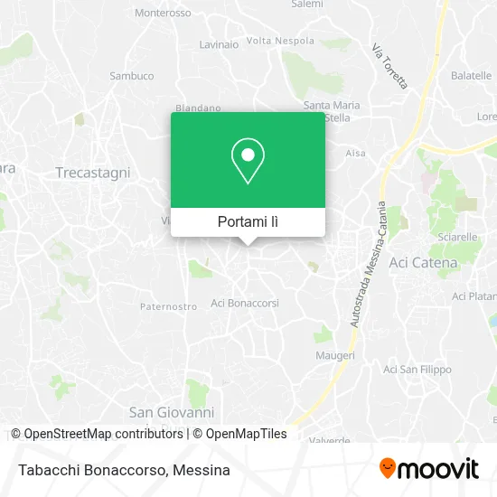 Mappa Tabacchi Bonaccorso