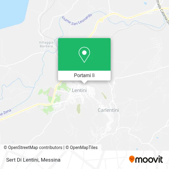 Mappa Sert Di Lentini