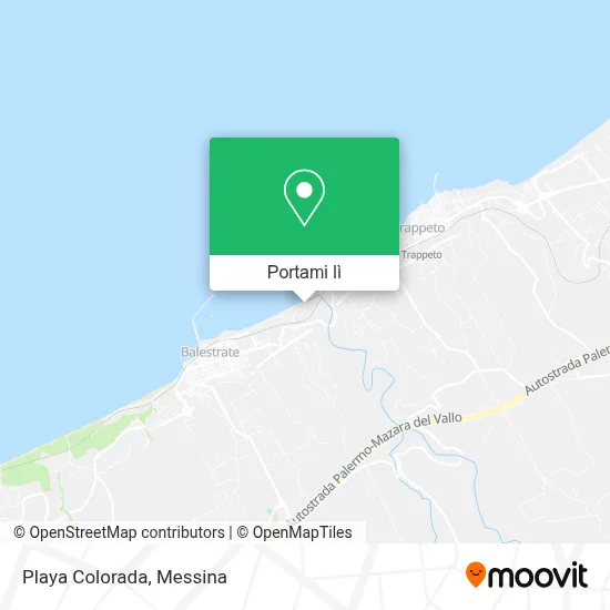 Mappa Playa Colorada