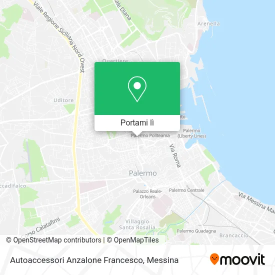 Mappa Autoaccessori Anzalone Francesco