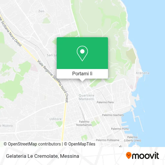 Mappa Gelateria Le Cremolate