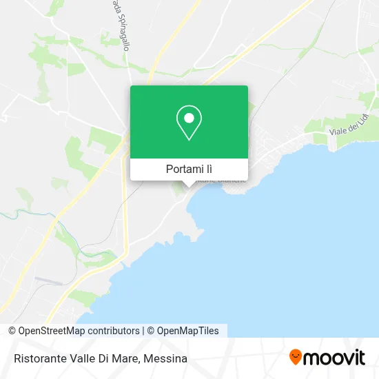 Mappa Ristorante Valle Di Mare