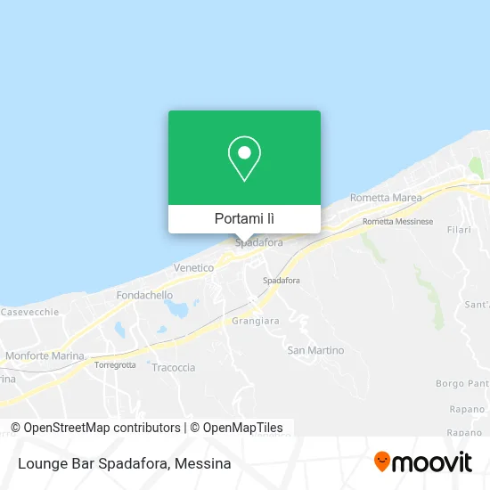 Mappa Lounge Bar Spadafora