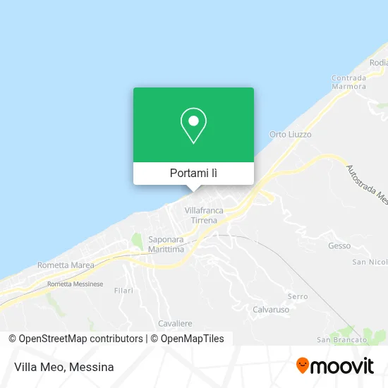 Mappa Villa Meo