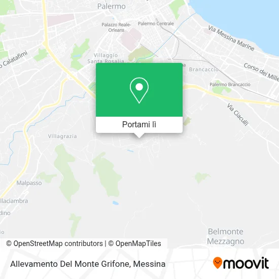 Mappa Allevamento Del Monte Grifone