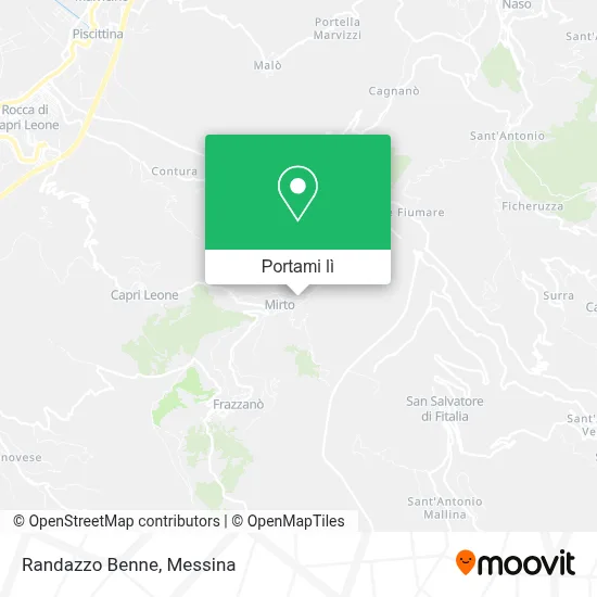 Mappa Randazzo Benne