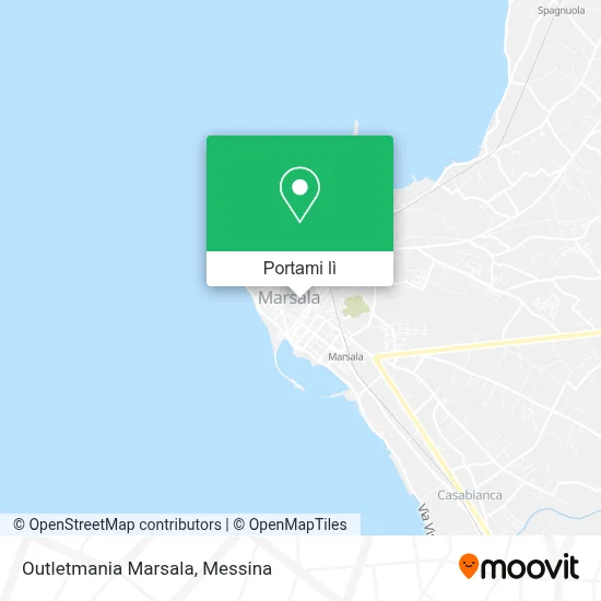 Mappa Outletmania Marsala