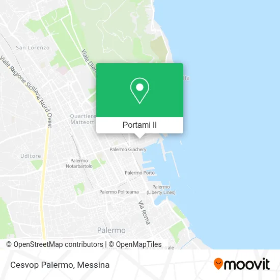 Mappa Cesvop Palermo