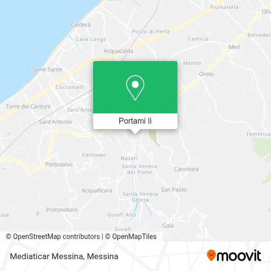 Mappa Mediaticar Messina