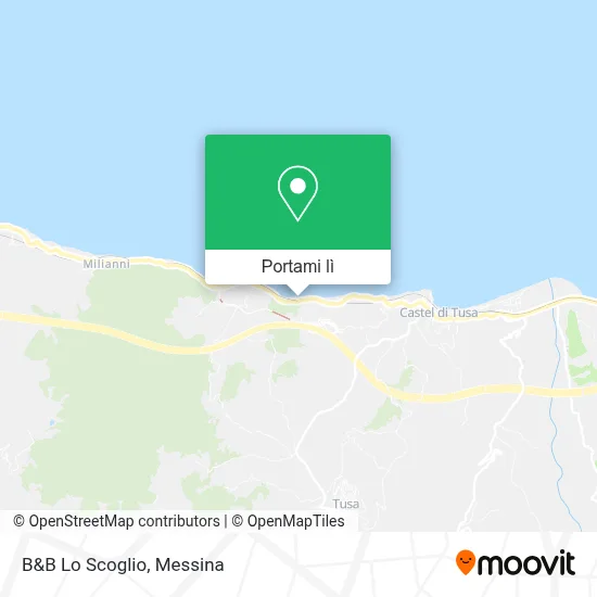 Mappa B&B Lo Scoglio