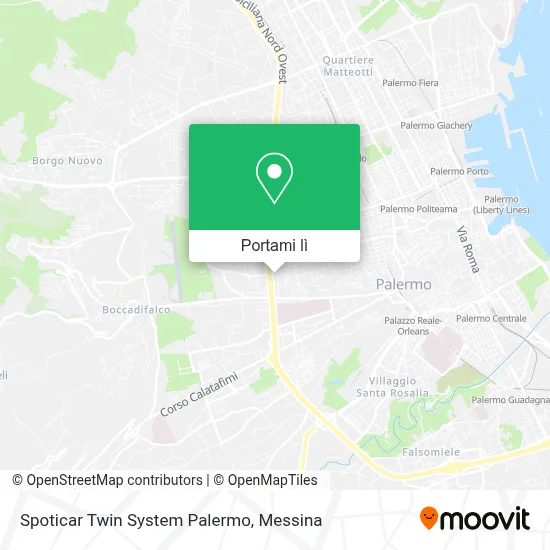 Mappa Spoticar Twin System Palermo