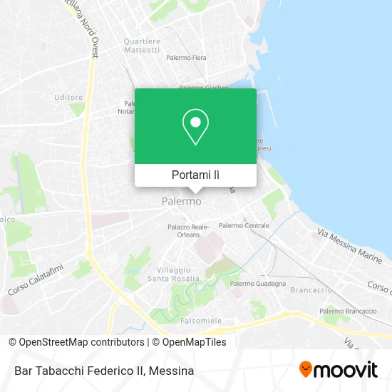 Mappa Bar Tabacchi Federico II