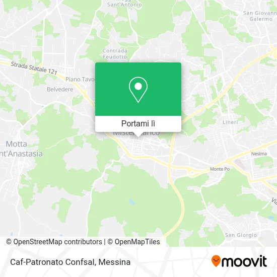 Mappa Caf-Patronato Confsal
