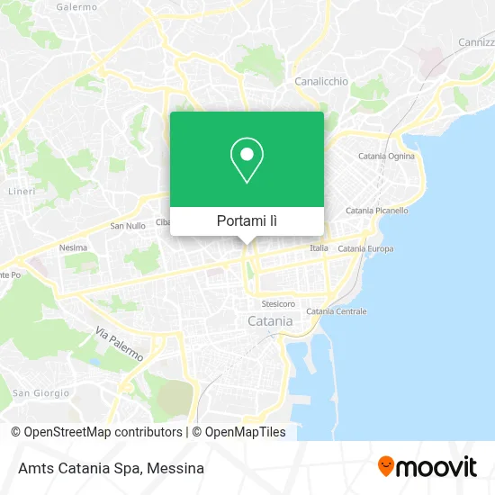 Mappa Amts Catania Spa