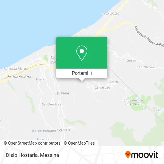 Mappa Disio Hostaria