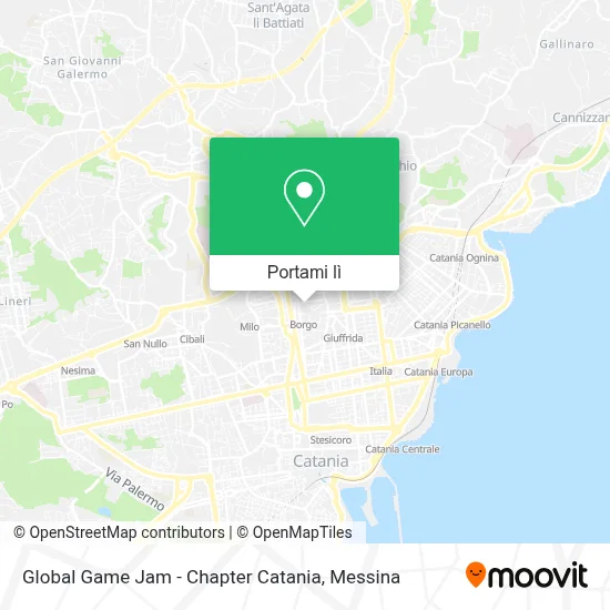 Mappa Global Game Jam - Chapter Catania