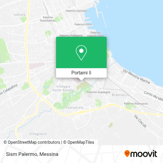 Mappa Sism Palermo
