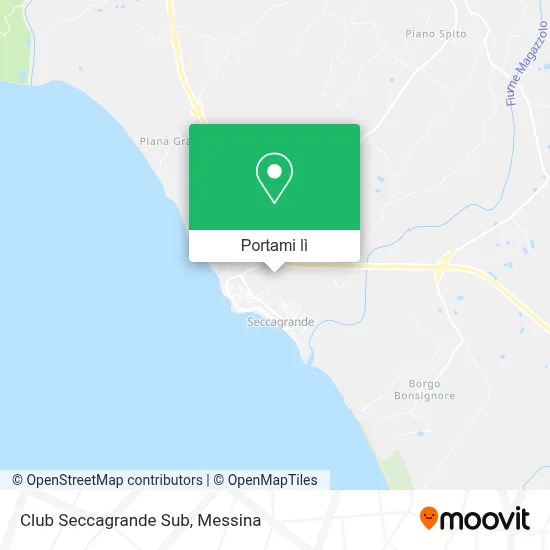 Mappa Club Seccagrande Sub