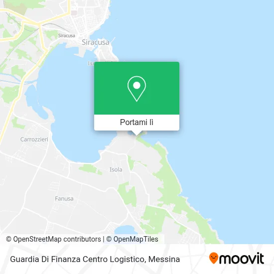 Mappa Guardia Di Finanza Centro Logistico