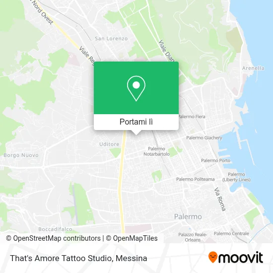 Mappa That's Amore Tattoo Studio