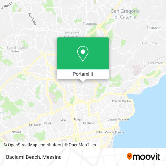 Mappa Baciami Beach