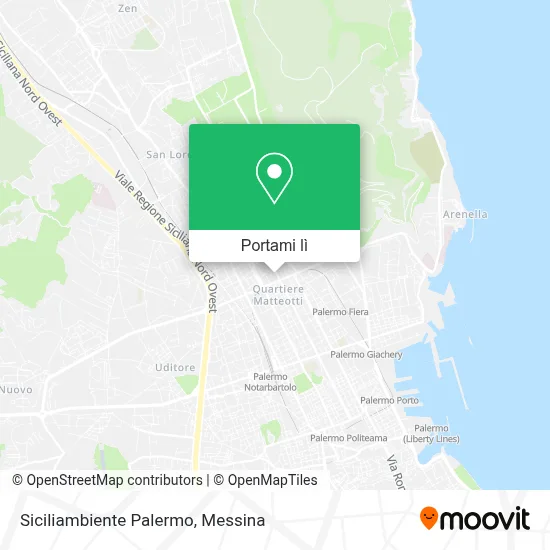 Mappa Siciliambiente Palermo