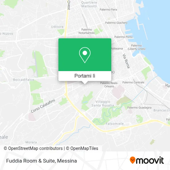 Mappa Fuddia Room & Suite