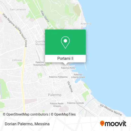 Mappa Dorian Palermo