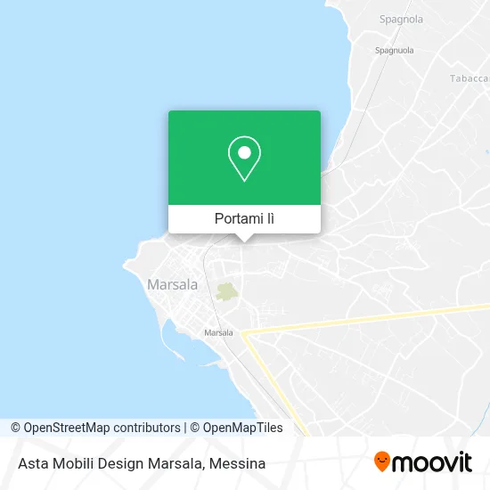 Mappa Asta Mobili Design Marsala